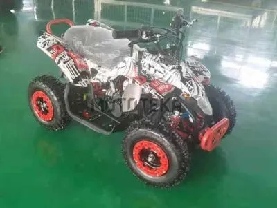 Квадроцикл детский Мотомир SPRINT TREK 50 чёрный/красный/белый (машинокомплект)