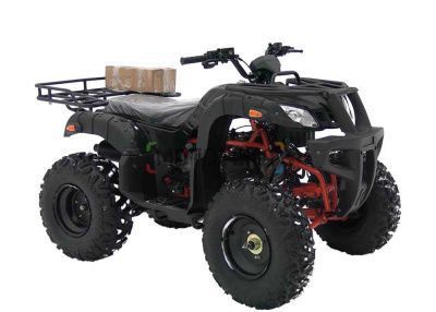 Квадроцикл подростковый Мотомир ATV Bullet 200 чёрный/оранжевый (машинокомплект)