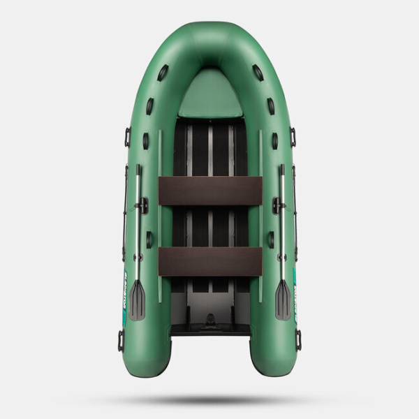 Лодка ПВХ РИБ (RIB) Gladiator (Гладиатор) 380 AL зелёный | Мототека