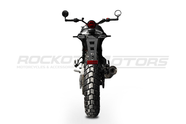 Мотоцикл дорожный ROCKOT (Рокот) SCRAMBLER (красный глянцевый) с ПТС | Мототека